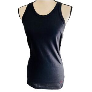 Polo Ralph Lauren Tank Navy Blue Racerback Scoop Neck Top size Small